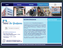 Tablet Screenshot of fincassaezdequejana.com